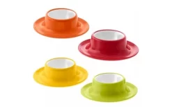 Gimex Eierbecher 4er-Set Rainbow