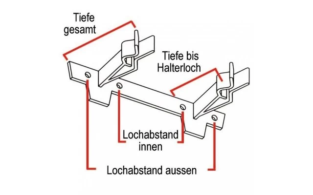 Einzelhalter Standard Für 4 Gläser 2 Einzelhalter Standard Für 4 Gläser – Bild 2