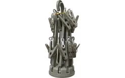 Mini-Wäschespinne Kunststoff 10-armig Inkl. Klammern