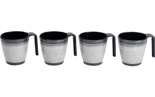 Flamefield Granite Melamin Geschirr-Set 12-tlg. Grey 3 Flamefield Granite Melamin Geschirr-Set 12-tlg. Grey – Bild 3