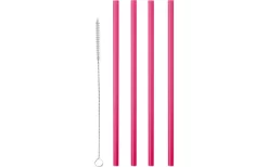 Metaltex Mehrweg Trinkhalme Inkl. Reinigungsbürste 12-tlg.