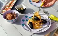 Berger Dots Melamin Geschirr-Set 16-tlg. Rot -Outdoor Leben Verkauf 260273 1859640