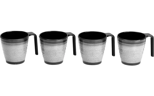 Flamefield Granite Melamin Geschirr-Set 12-tlg. Grey 4 Flamefield Granite Melamin Geschirr-Set 12-tlg. Grey – Bild 4