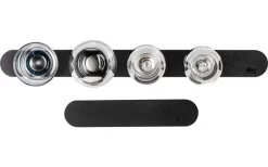 Silwy® Magnet Metall Leiste Mit Ledercoating 50 Cm Schwarz -Outdoor Leben Verkauf 336494 2532319