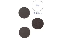 Silwy® Magnet-Pads 6,5 Cm 4er Set Blau -Outdoor Leben Verkauf 336521 2524417 1