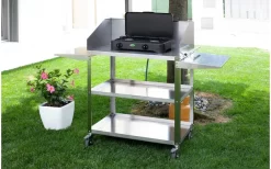 CF Parker 2-flammiger Gaskocher Ohne Zündsicherung Anthrazit