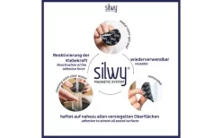 Silwy® Power Magnete Inkl. 4 Klebepunkte -Outdoor Leben Verkauf 435789 3104682
