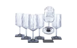 Silwy® Wein Magnet Kunststoffgläser 6 Stück (200 Ml) -Outdoor Leben Verkauf 447017 3127191