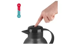 Emsa Isolierkanne Samba 1 Liter Eisblau Transluzent -Outdoor Leben Verkauf 460439 3304359 7