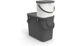 Rotho Albula Recycling Müllsystem 25 Liter Weiß -Outdoor Leben Verkauf 460517 3317690 1
