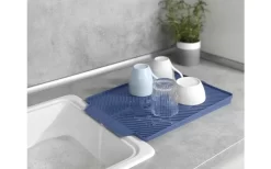 Wenko Linea Abtropfmatte 40 X 30 X 3 Cm Grau -Outdoor Leben Verkauf 460766 3155544