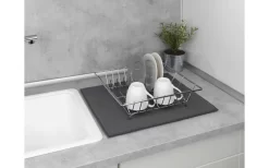 Wenko Mikrofaser Abtropfmatte Miko Grau -Outdoor Leben Verkauf 492416 3504791 1