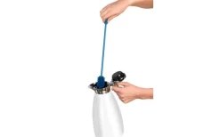 Wenko Silikon Flaschenbürste Blau