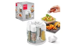 Metaltex Spice-8 Gewürzständer Weiß -Outdoor Leben Verkauf 497165 3341525