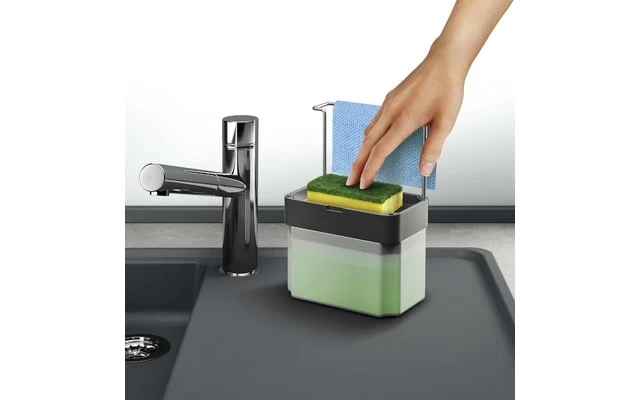 Metaltex Sponge-Tex Seifenspender 0.75 Liter Grau 2 Metaltex Sponge-Tex Seifenspender 0.75 Liter Grau – Bild 2