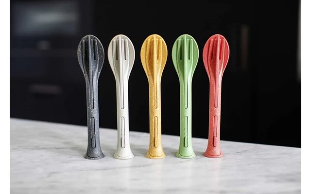 Koziol Klikk Pocket Besteck-Set 3-teilig Nature Wood 3 Koziol Klikk Pocket Besteck-Set 3-teilig Nature Wood – Bild 3