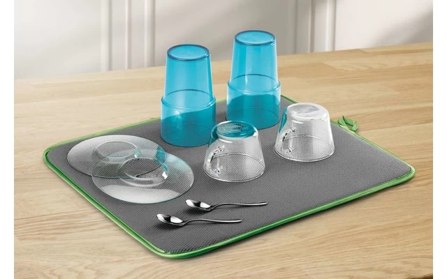 Metaltex Softex Microfaser Abtropfmatte Türkis 6 Metaltex Softex Microfaser Abtropfmatte Türkis – Bild 6