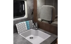 Pufz Schwedisches Geschirrtuch Wohnwagen Muster Lila -Outdoor Leben Verkauf 553627 3623248 3