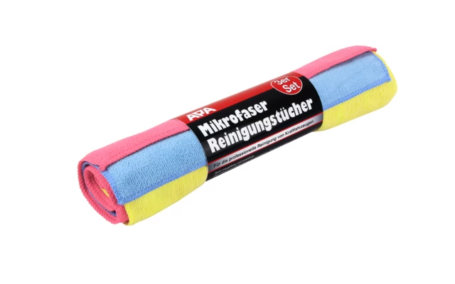 Apa Mikrofaser Reinigungstücher 3er Pack 2 Apa Mikrofaser Reinigungstücher 3er Pack – Bild 2