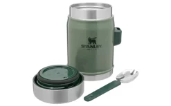 Stanley Classic Legendary Lebensmittel Behälter Mit Göffel 400 Ml Schwarz Matt -Outdoor Leben Verkauf 573942 3917070