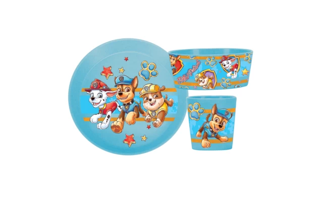 Koziol Connect Paw Patrol Geschirr Set 3 Teilig Blau 2 Koziol Connect Paw Patrol Geschirr Set 3 Teilig Blau – Bild 2