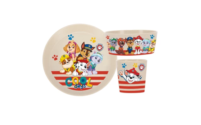Koziol Connect Paw Patrol Geschirr Set 3 Teilig Blau 1 Koziol Connect Paw Patrol Geschirr Set 3 Teilig Blau
