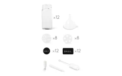 Metaltex Shake-It Gewürzstreuer Set 12 Gläser -Outdoor Leben Verkauf 647481 4562553