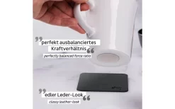Silwy® Porzellan Magnet-Henkel-Tassen REISELUST 2er-Set Inkl. Metall-Nano-Gel-Pads BLACK (0,27 L) -Outdoor Leben Verkauf 706487 4793516