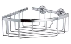 Tesa ALUXX Eckablagekorb Dusche Einstöckig Verchromt