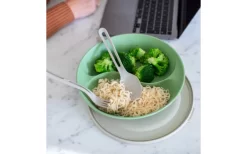 Koziol Connect Separee Menüteller Mit Deckel 1,5 Liter Nature Wood -Outdoor Leben Verkauf 728537 4917062